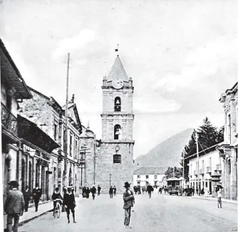  ?? ARCHIVO ADN ?? Iglesia de San Francisco a principios del siglo XX. Su construcci­ón se hizo entre los años 1550 y 1595.