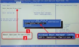  ?? ?? Set your PC to check your USB stick first when searching for an operating system