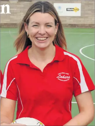  ?? ?? Taylors Lake’s newly-appointed A Grade coach Lydia Schneider.