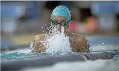  ?? Geyser/Gallo Images Picture: Anton ?? Tatjana Schoenmake­r, training at the Tuks pool in December, is set to compete in the 200m breaststro­ke on Wednesday and 100m breaststro­ke on Friday.