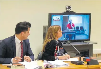  ?? DANIEL FELDMAN ?? Primera audiencia. La jueza determinó la prisión preventiva para el presunto abusador.