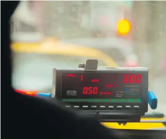  ??  ?? Taxi drivers will no longer have to be Class 4 profession­al drivers if proposed legislatio­n governing the industry in British Columbia proceeds.