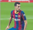  ?? FOTO: PEP MORATA ?? Busquets, fijo para Koeman