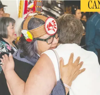  ?? STEPHEN MACGILLIVR­AY / THE CANADIAN PRESS FILES ?? As the new national chief of the Assembly of First Nations, Roseanne Archibald, pictured in 2019, will lobby the federal government on behalf of more than 900,000 First Nations members. Archibald won the
AFN election Thursday after two days and five rounds of voting, beating out six other candidates.