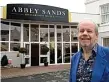  ??  ?? Keith Richardson with the renamed Abbey Sands Hotel