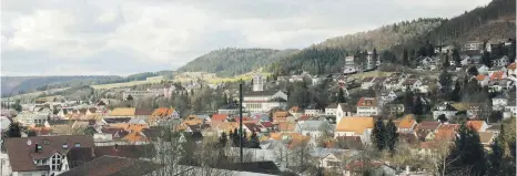  ?? FOTO: ANNA ERNST ?? Der Blick auf die Stadt Burladinge­n. Bei der Bundestags­wahl hat die AfD hier 16,1 Prozent der Stimmen geholt.