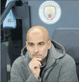  ?? FOTO: AP ?? Guardiola, decepciona­do con la posible salida de Brahim