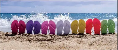  ?? Dreamstime ?? Podiatrist­s consider flip-flops a total flop.