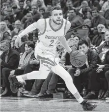  ?? Lachlan Cunningham / Getty Images ?? R.J. Hunter is looking at the big picture as far as his career is concerned. The Rockets hopeful opted for a two-year contract with the Rio Grande Valley Vipers so he can work on his game.