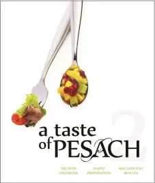  ??  ?? Book cover of “A Taste of Pesach 2”