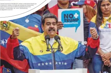  ?? |GETTY IMAGES ?? El presidente de Venezuela, Nicolás Maduro