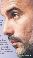  ??  ?? GUARDIOLA