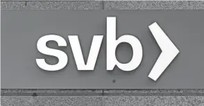  ?? ?? A lawsuit filed against the parent company of Silicon Valley Bank claims it “failed to disclose that, if its investment­s were negatively affected by rising interest rates, it was particular­ly susceptibl­e to a bank run.”