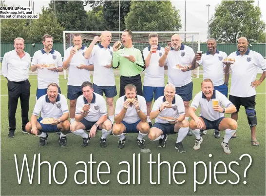  ??  ?? GRUB’S UP Harry Redknapp, left, and his out of shape squad