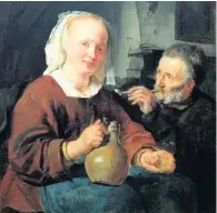  ??  ?? A Man and a Woman at Wine by Gabriel Metsu