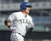  ?? Brandon Wade / Associated Press ?? Shin-Soo Choo became the top MLB home run hitter born in Asia with his game-winning homer.