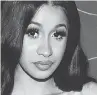  ??  ?? Cardi B