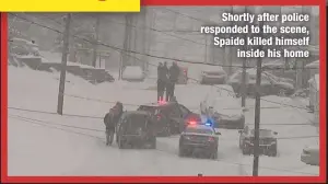  ??  ?? Shortly after police responded to the scene, Spaide killed himself
inside his home