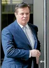  ?? PHOTO: AP ?? Paul Manafort, President Donald Trump’s former campaign chairman, faces new charges from the team probing Russian involvemen­t in the United States’ 2016 election.