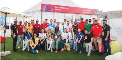  ?? ?? The Fan Engagement Centre will provide basic consular services, support for fans who are facilitati­ng fan gatherings, walks and performanc­es, as well as serve as an outlet for fans to raise any concerns in a safe, fan-focused environmen­t.