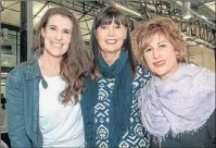  ?? Picture: MARK WEST ?? SUPPORTING A GOOD CAUSE: Friends, from left, Heather Crompton, Lynette Dean and Moira Gerszt supported the Cleft Friends annual high tea held at the Tramways building last Saturday