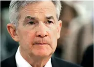  ?? ASSOCIATED PRESS FILE PHOTO ?? Federal Reserve Chairman Jerome Powell said the Fed’s independen­ce from political pressure plays a key role in enabling the central bank to fight inflation, stabilize the economy and regulate the financial system.