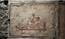  ?? Photograph: Silvia Vacca/Atrio Vettii ?? Erotic frescos feature in the house, which is believed to have incorporat­ed a small brothel.