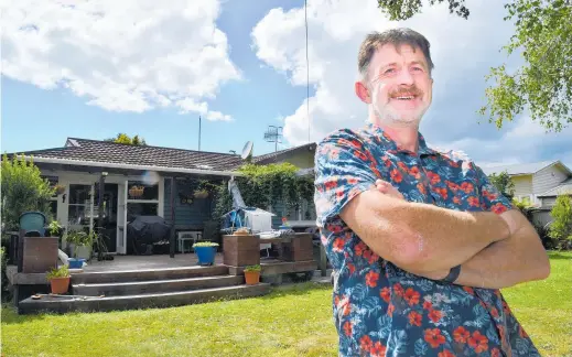  ?? PHOTO / BEN FRASER ?? Rotorua man Matthew Keogan who was diagnosed with stage four bowel cancer has made an incredible recovery but faces ongoing treatment costs.