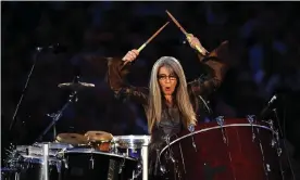  ??  ?? Pioneer … Dame Evelyn Glennie performs during the London 2012 Olympic Games opening ceremony. Photograph: Laurence Griffiths/Getty Images