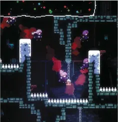  ??  ?? Where many other games have struggled to take the coveted platformin­g/climbing crown, Celeste takes it with ease.