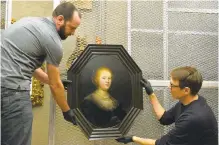  ?? CABRERA/THE MORNING CALL MONICA ?? “Rembrandt Revealed,”which spotlights the master’s 1632 painting “Portrait of a Young Woman,”will open in the Allentown Art Museum to members on Jan. 23, and to the public on Jan. 24.