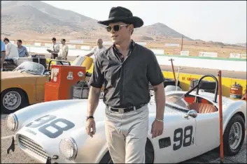  ?? Merrick Morton Twentieth Century Fox Film Corporatio­n ?? Matt Damon plays Carroll Shelby in “Ford v Ferrari,” which opens Friday.