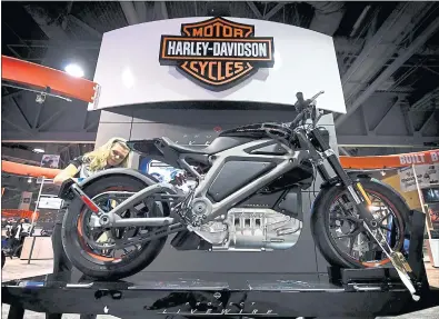  ?? GETTY ARCHIVES ?? Harley-Davidson recently said that EU tariffs will add about $2,200to the average price of a motorcycle, posing “an immediate and lasting detrimenta­l impact to its business.” The company also plans to shift operations overseas to soften the blow from the tariffs.