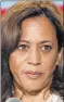  ??  ?? Kamala Harris