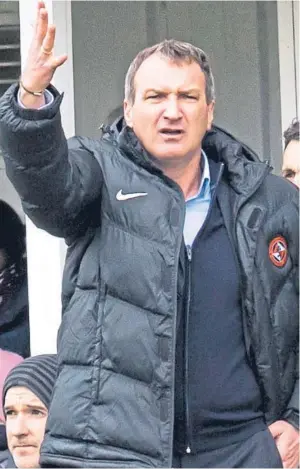  ?? Picture: SNS. ?? Dundee United manager Csaba Laszlo now feels “in control”.