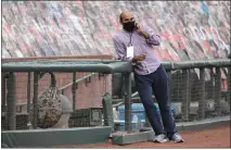  ?? DOUG DURAN — BAY AREA NEWS GROUP ?? President of baseball operations Farhan Zaidi has kept the Giants on course to rebuilding toward relevancy.