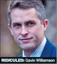  ?? ?? RIDICULED: Gavin Williamson