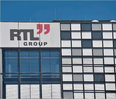  ?? Photo: AFP ?? RTL Group était actionnair­e majoritair­e de RTL Belgium depuis 33 ans.