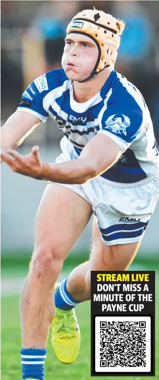  ??  ?? Ignatius Park hooker Lachlan Lerch has been compared to a Blues star.