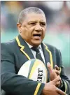  ??  ?? Allister Coetzee has a dismal record with SA rugby and needs to go!