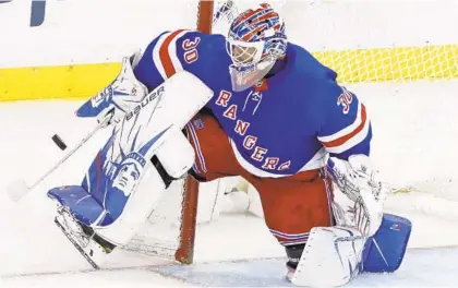  ?? KATHY WILLENS/AP ?? Henrik Lundqvist signed with the Capitals when free agency opened Friday.