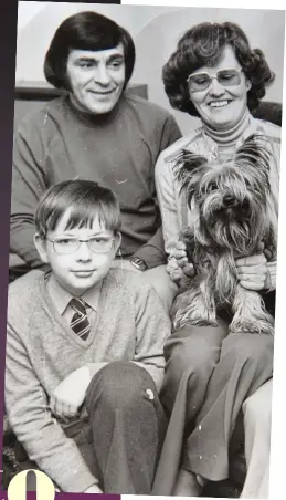  ??  ?? this is a caption this is a caption this is a caption this is a Bond: Michael Gove, eight, with his adoptive parents, Ernest and Christine