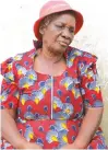  ?? ?? Tapiwa’s grandmothe­r Mrs Alice Makore