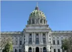  ?? ?? Daniel Slim/AFP via Getty Images Pennsylvan­ia State Capitol.