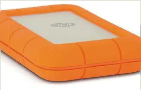  ??  ?? ABOVE My new 4TB LaCie rugged hard disk solves many problems, but why wouldn’t Time Machine work with it?