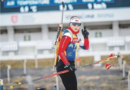  ?? FOTO ČTK ?? Půjde na start? Kristýna Otcovská, která se na mistrovstv­í světa dostala jako pátá členka reprezenta­ce, zvládá vedle biatlonu i studium medicíny.