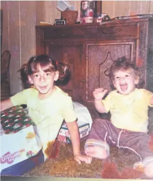  ?? PETTY FAMILY PHOTO ?? Barbara Petty’s children, Lynn, 5, and Andrew, 2, pictured in 1978, the year they received gift boxes from the Toronto Star Santa Claus Fund. Petty, now 71, has since become a donor to the fund.