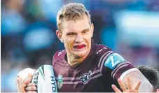  ??  ?? Manly's Tom Trbojevic will be named in the Blues squad.
