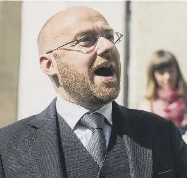  ?? PICTURE: JOHN DEVLIN ?? Greens co-convener Patrick Harvie says his party is leading the charge