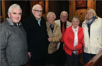  ??  ?? Jim O Neill, John Mc Ginn, Cepta Harris , John Clarke , Pauline O Neill and John’s daughter Janice.